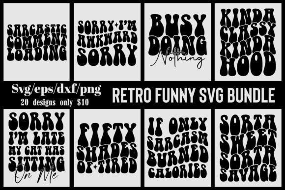 About Retro Funny Svg Bundle Vol 1 Graphics and Crafts Review