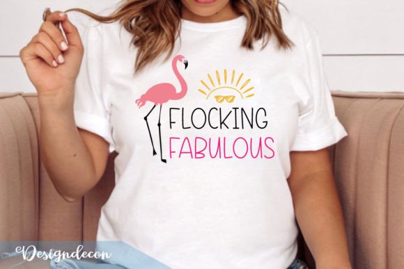 Flocking Fabulous Summer Pink Funny Svg Graphics and Crafts Review