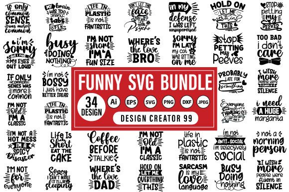 Funny Svg Bundle Design: A Designer’s Review for Graphics and Crafts