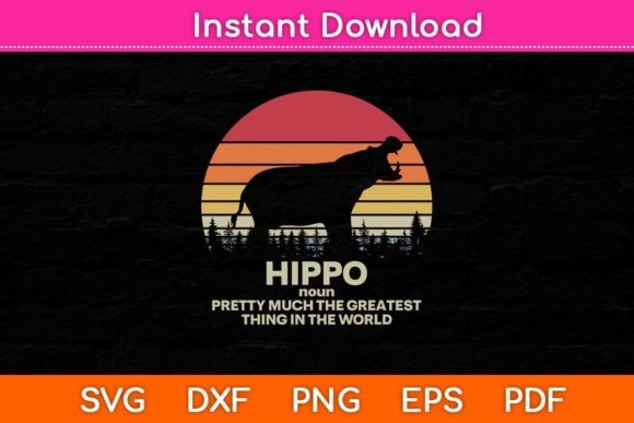 Hippo Definition Hippopotamus Funny Svg Graphics