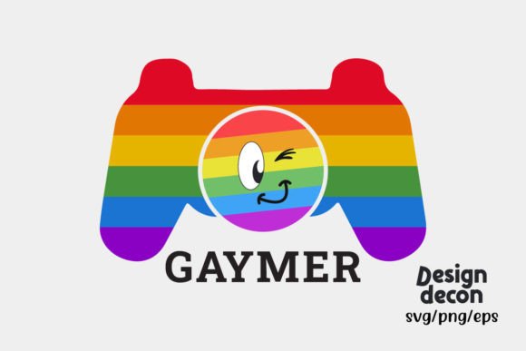 LGBTQ Pride Month Gay Gamer Funny SVG Graphics and Crafts