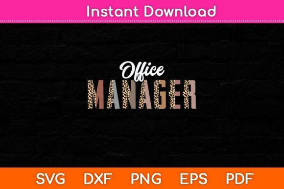 Office Manager Funny Svg Design Graphics and Crafts Review