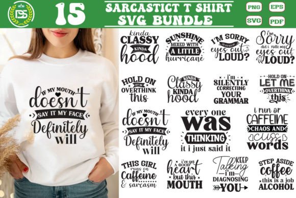 Sarcastic SVG Bundle Bundle, Funny SVG