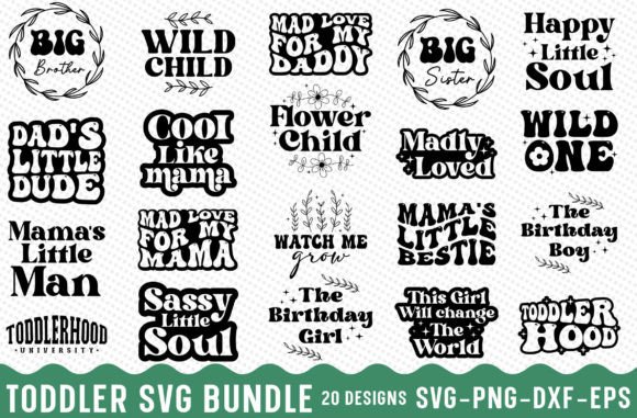 Toddler Svg Bundle, Funny Svg Bundle